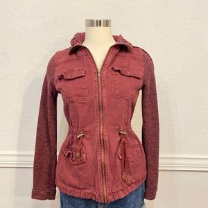 Full Tilt Zip Front Anorak Jacket Size Medium M